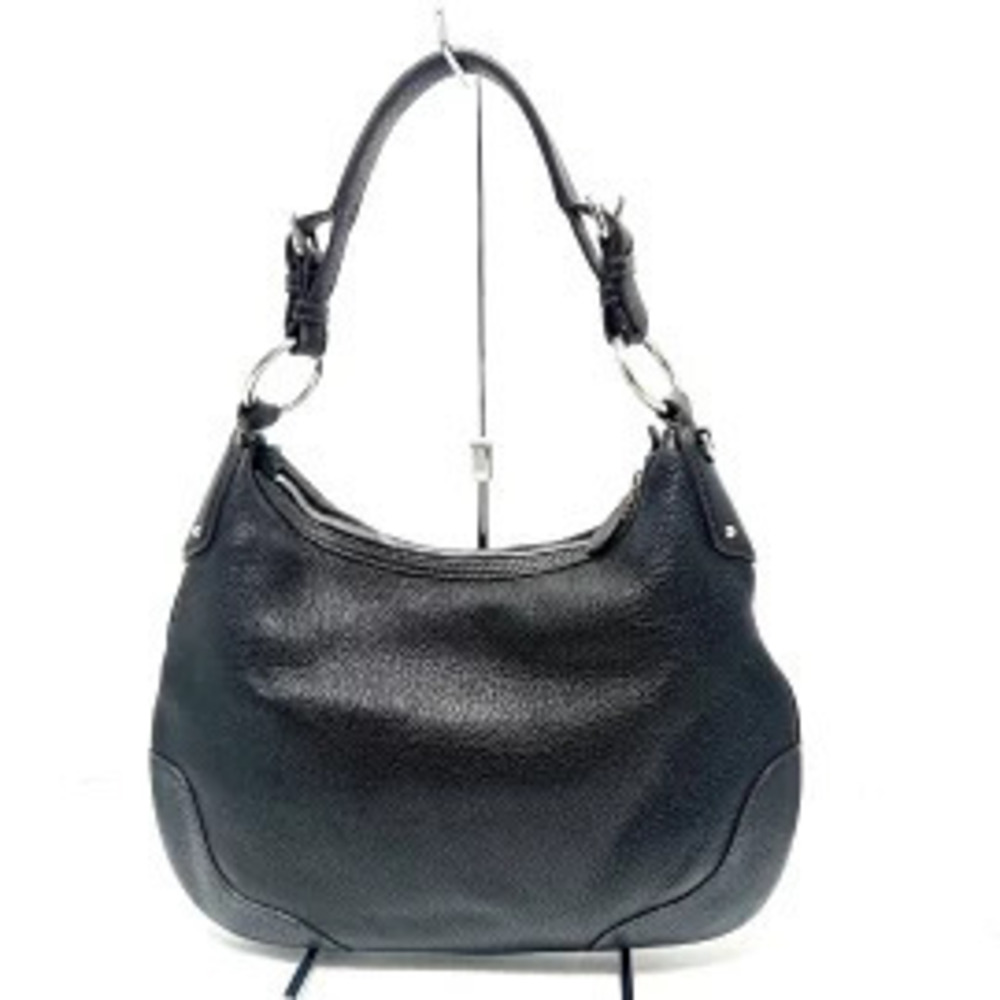 Prada Black Shoulder Bag Tessuto Saffiano Leather Black